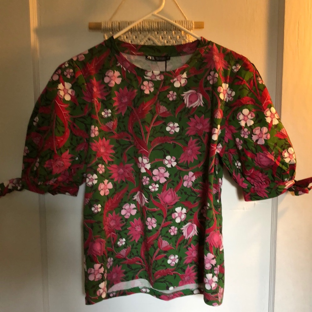 Zara Floral Top